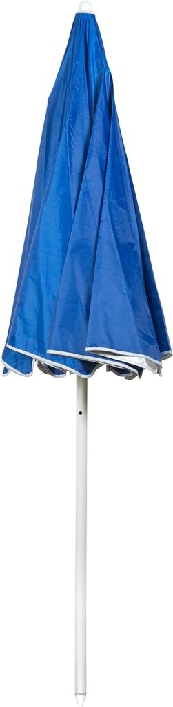 6.5 Portable Beach and Sports Umbrella by Trademark Innovations (Blue)