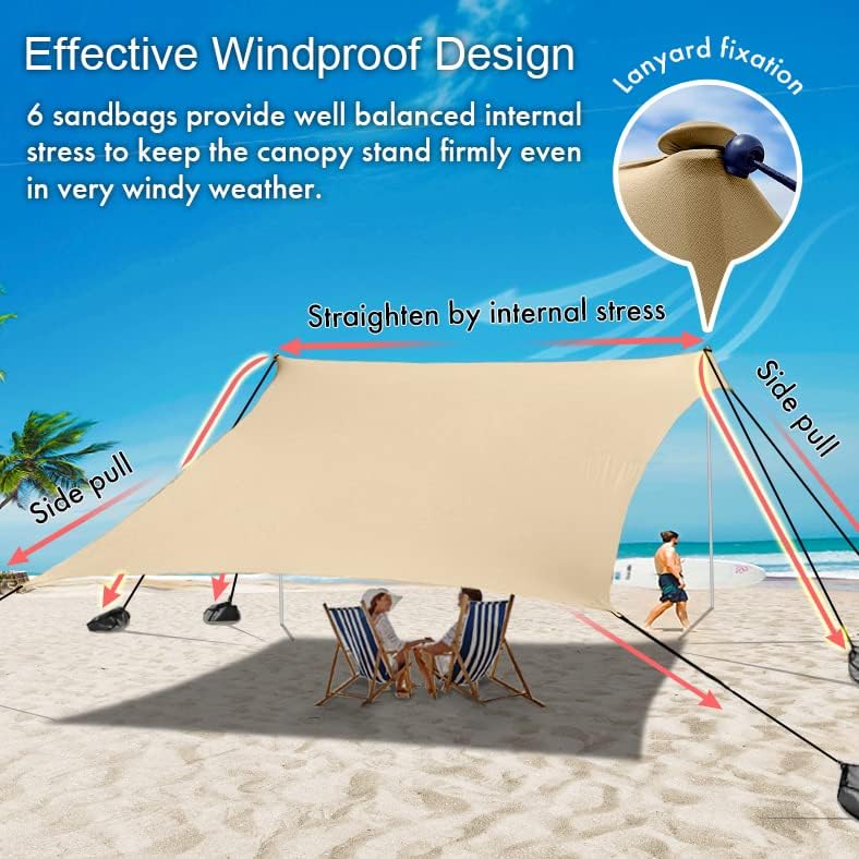 easierhike Beach Shade Windproof Design Tent Review