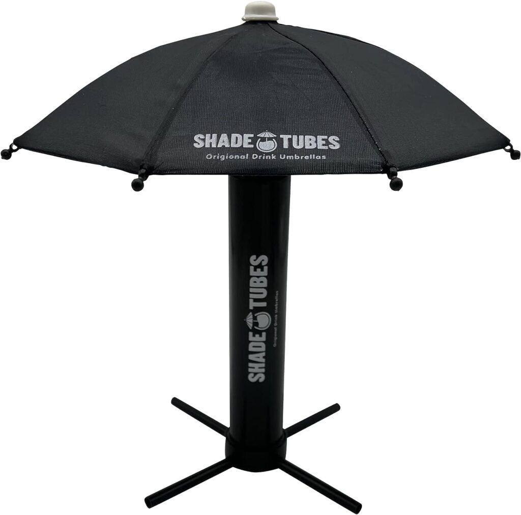 Shade Tubes - Keep Your Drinks Cool and Out of The Sun at The Beach, Pool, Patio or bar with The Original Drink Umbrella. This Phone Umbrella is a Beach Accessory to Keep Your Phone from overheating