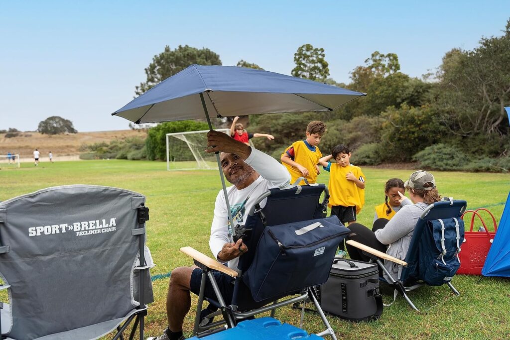 Sport-Brella Versa-Brella SPF 50+ Adjustable Umbrella with Universal Clamp