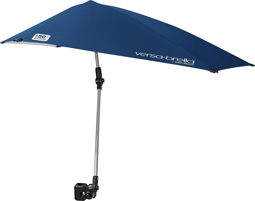 Sport-Brella Versa-Brella SPF 50+ Adjustable Umbrella with Universal Clamp